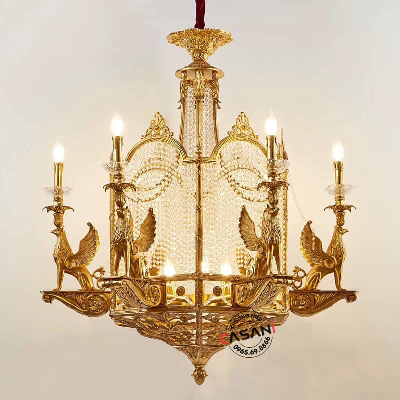 Đèn Chùm Đồng Châu Âu CDC-7346