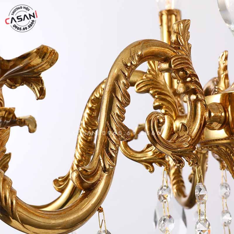 Đèn Chùm Đồng Châu Âu CDC-7428