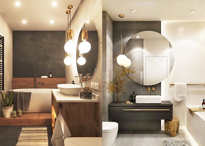 Bí quyết giúp phòng tắm hấp dẫn hơn với đèn trang trí đẹp