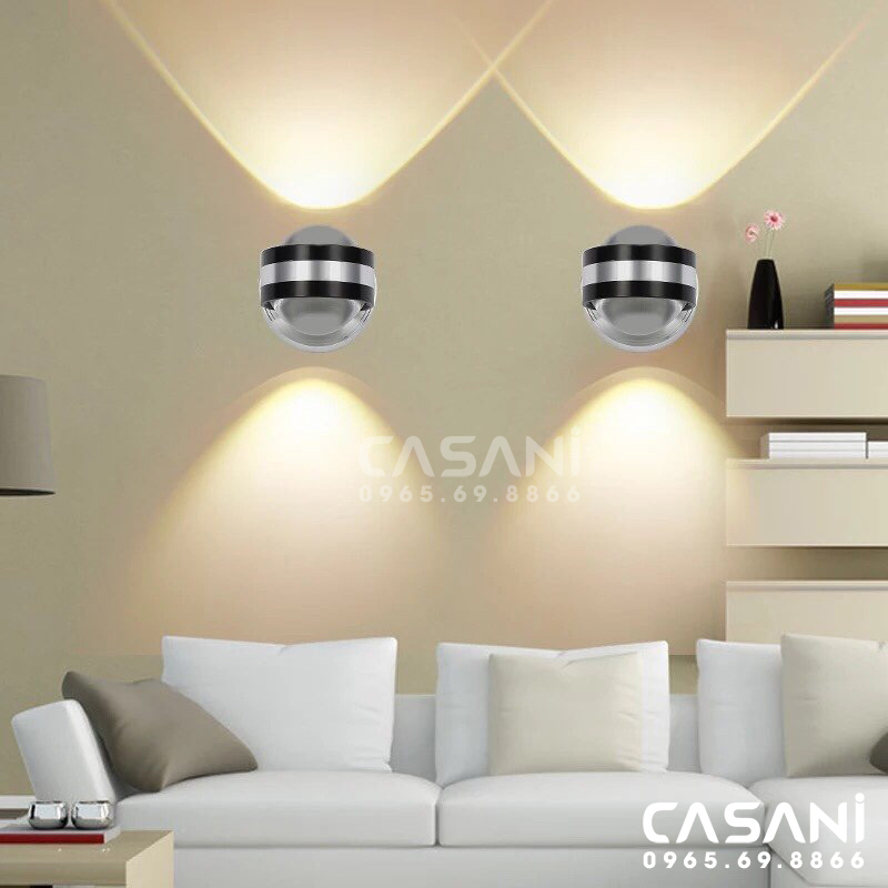 Danh sách 4 mẫu thiết kế đèn ốp tường phòng khách đẹp mê