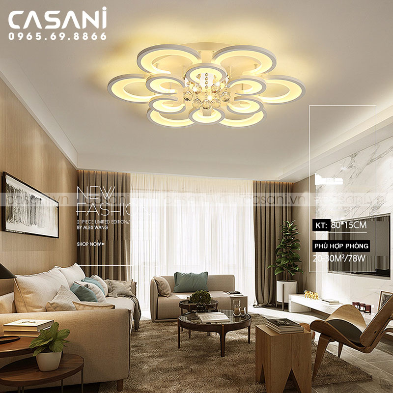 Casani - Địa chỉ mua đèn mâm cho phòng khách giá tốt nhất