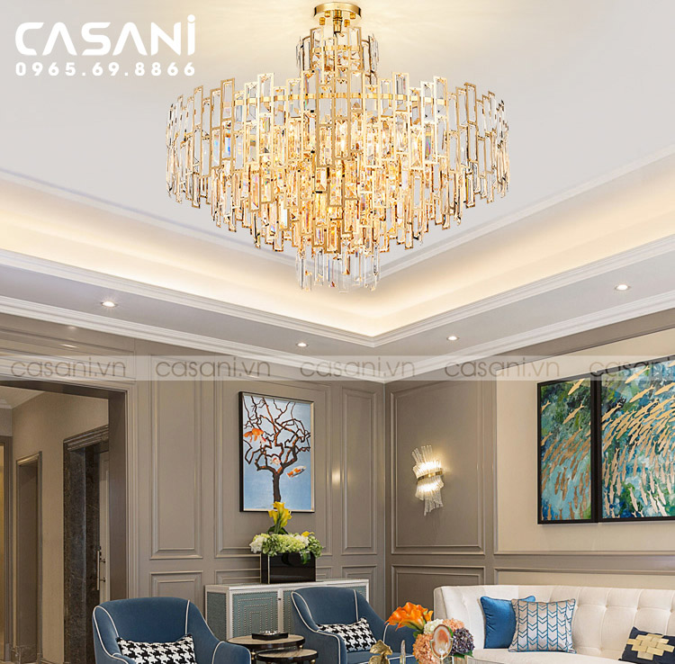 Casani - Địa chỉ phân phối đèn chùm phòng khách tốt nhất Hà Nội