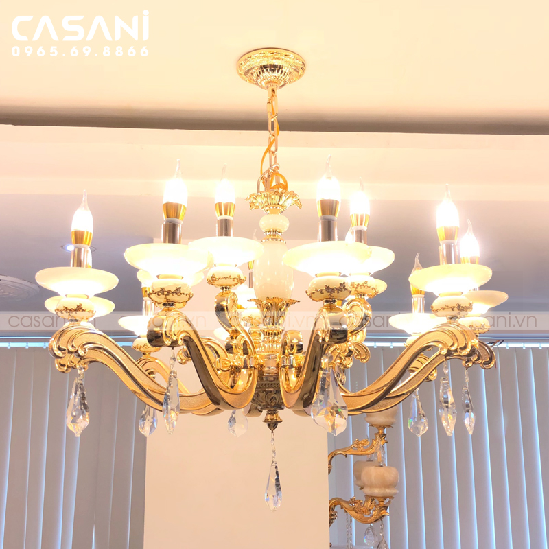 Casani - Địa chỉ phân phối đèn chùm phòng khách tốt nhất Hà Nội