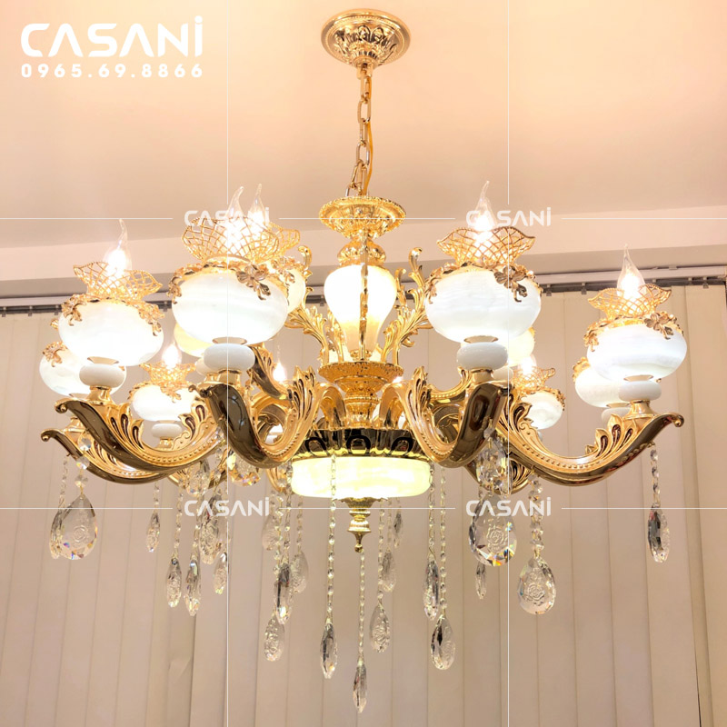 Trải nghiệm 5 mẫu đèn chùm cao cấp tại showroom đèn Casani