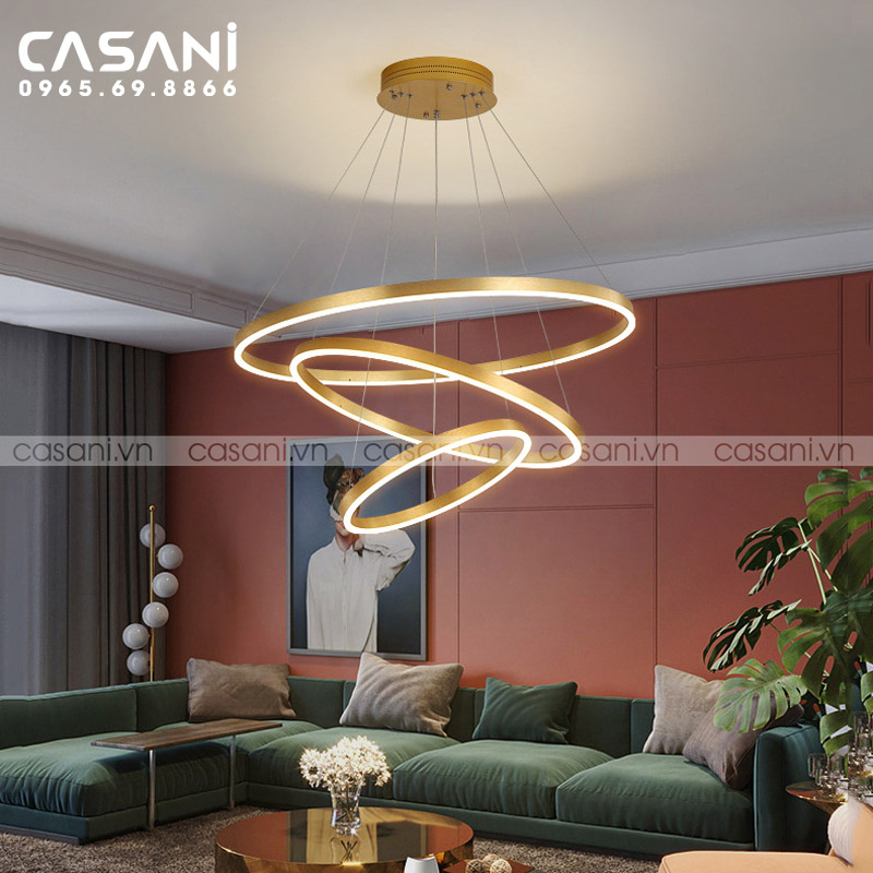Top 5 mẫu đèn trang trí phòng khách Casani đẹp, ấn tượng