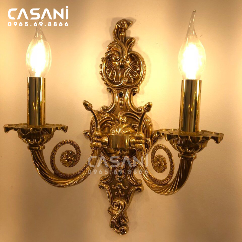 Tiết lộ những bí ẩn cần biết về mẫu đèn tường đồng đá tại Casani