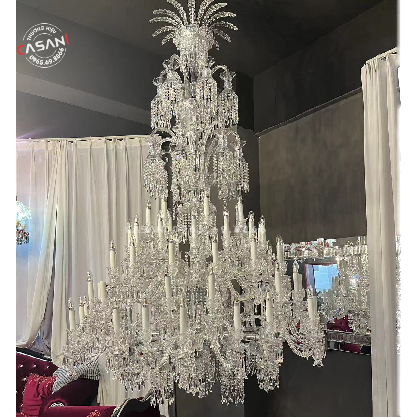 Đèn Chùm Pha Lê Cao Cấp CCP 10011-73