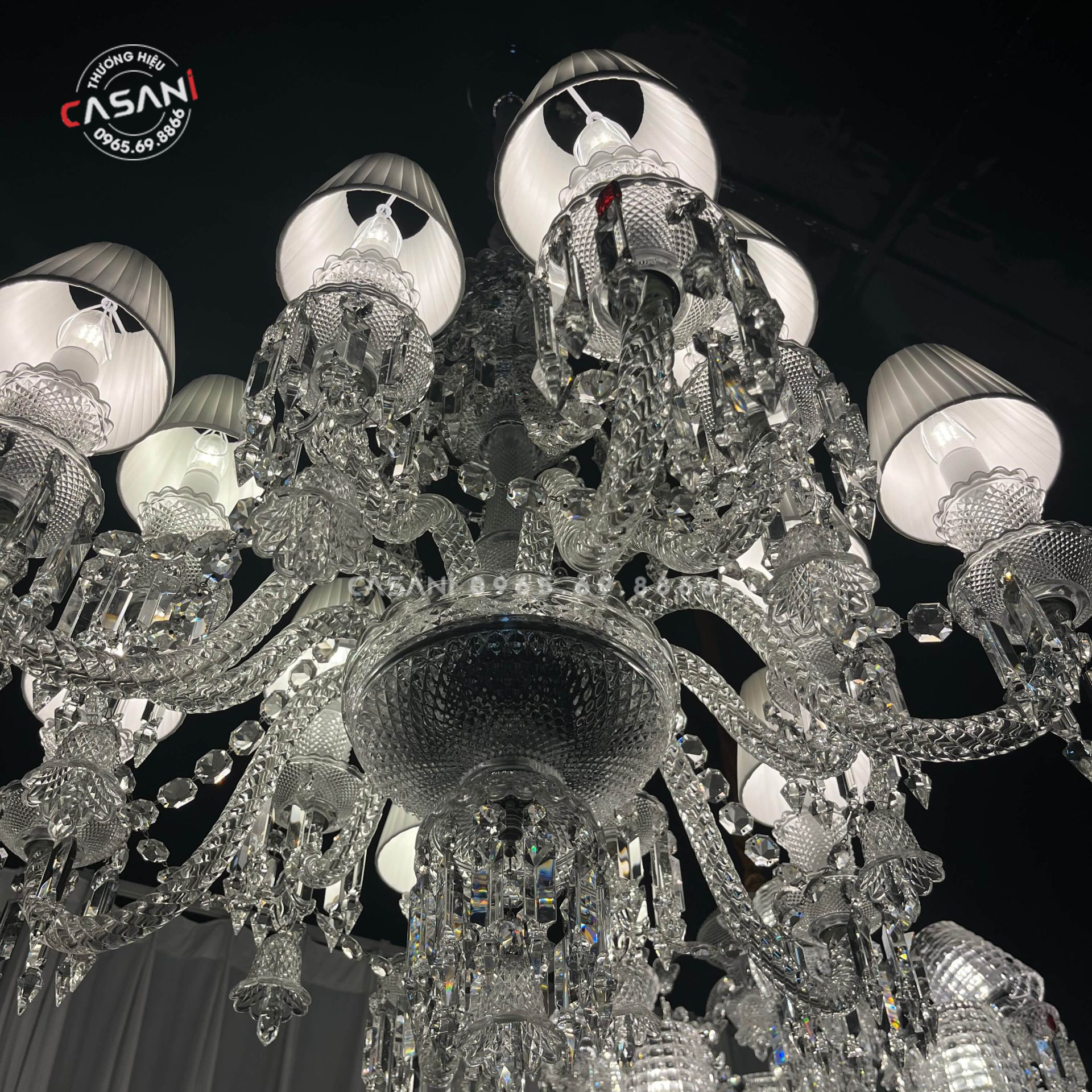 Đèn Chùm Pha Lê Cao Cấp CCP 10019-12