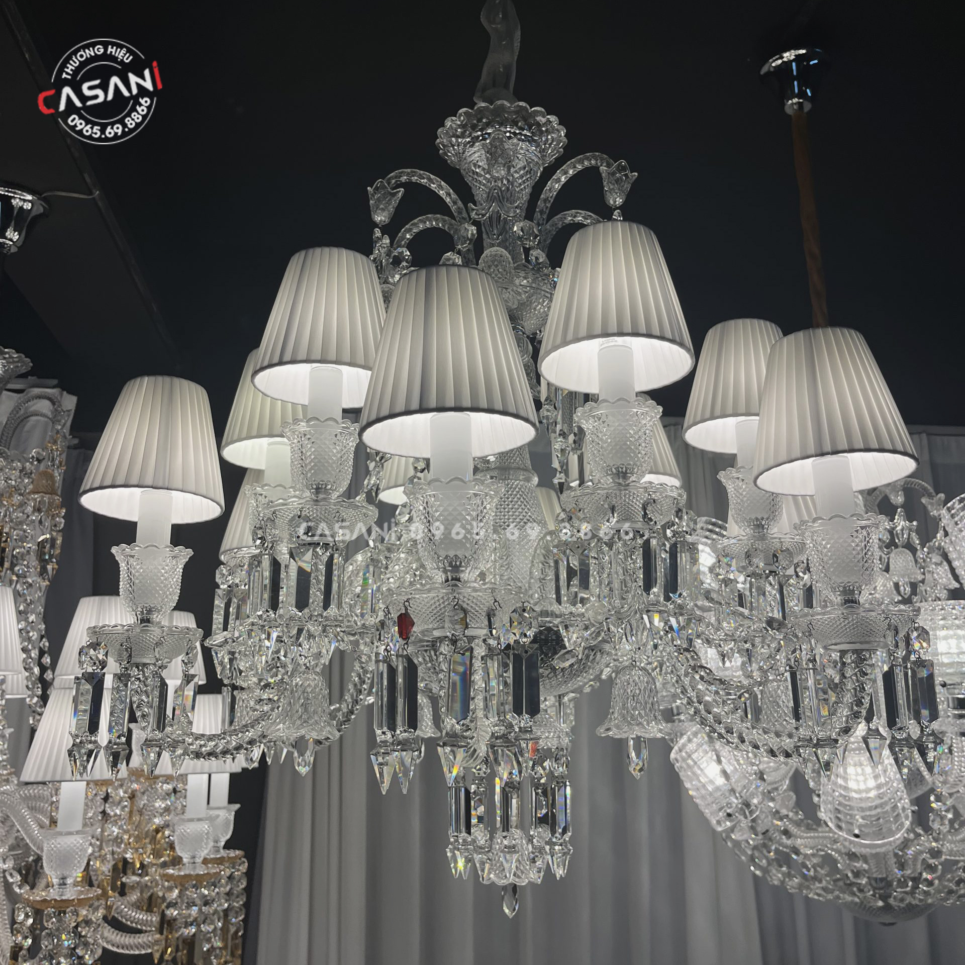 Đèn Chùm Pha Lê Cao Cấp CCP 10019-12