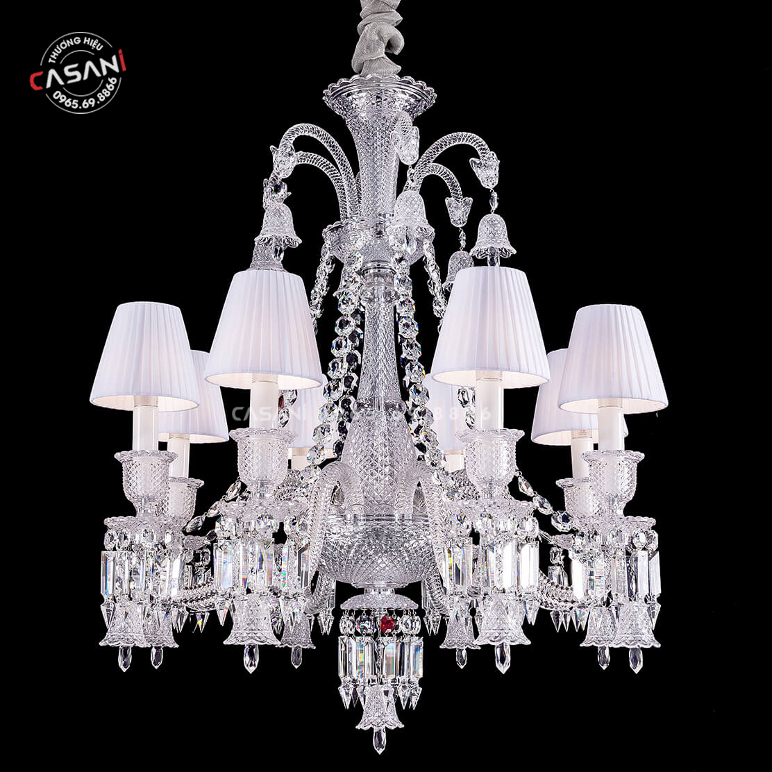 Đèn Chùm Pha Lê Cao Cấp CCP 10019-8