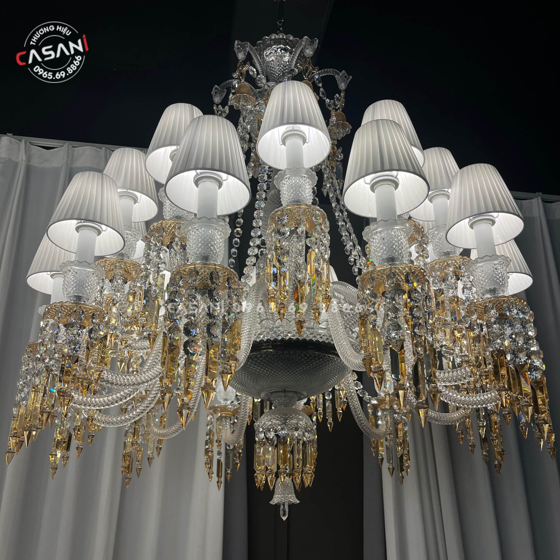 Đèn Chùm Pha Lê Cao Cấp CCP 10021-18