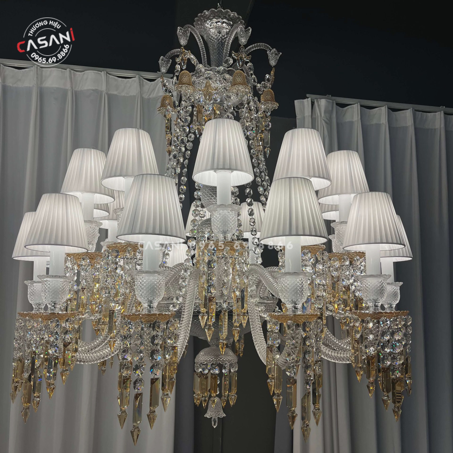 Đèn Chùm Pha Lê Cao Cấp CCP 10021-18