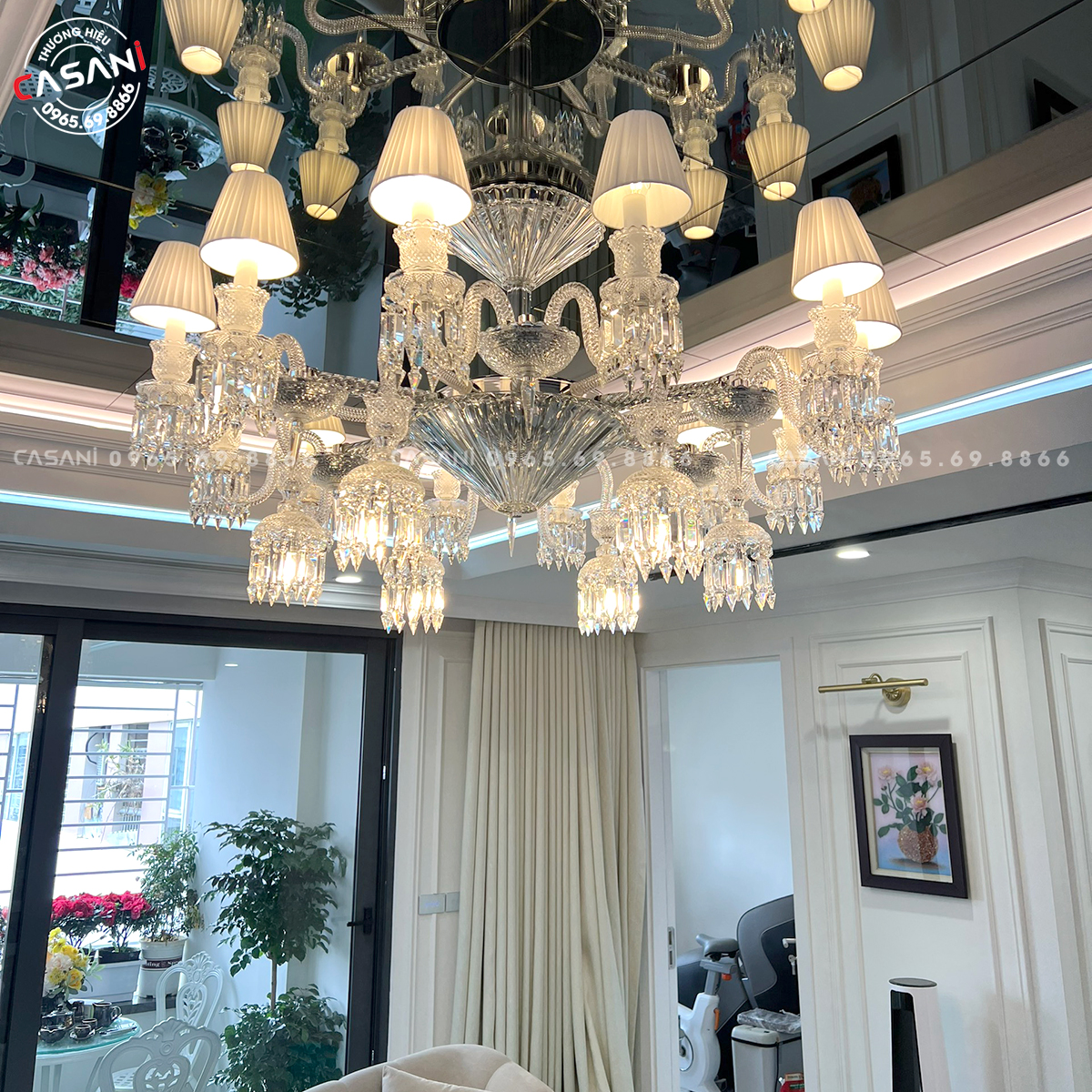 Đèn Chùm Pha Lê Cao Cấp CCP 10022-18