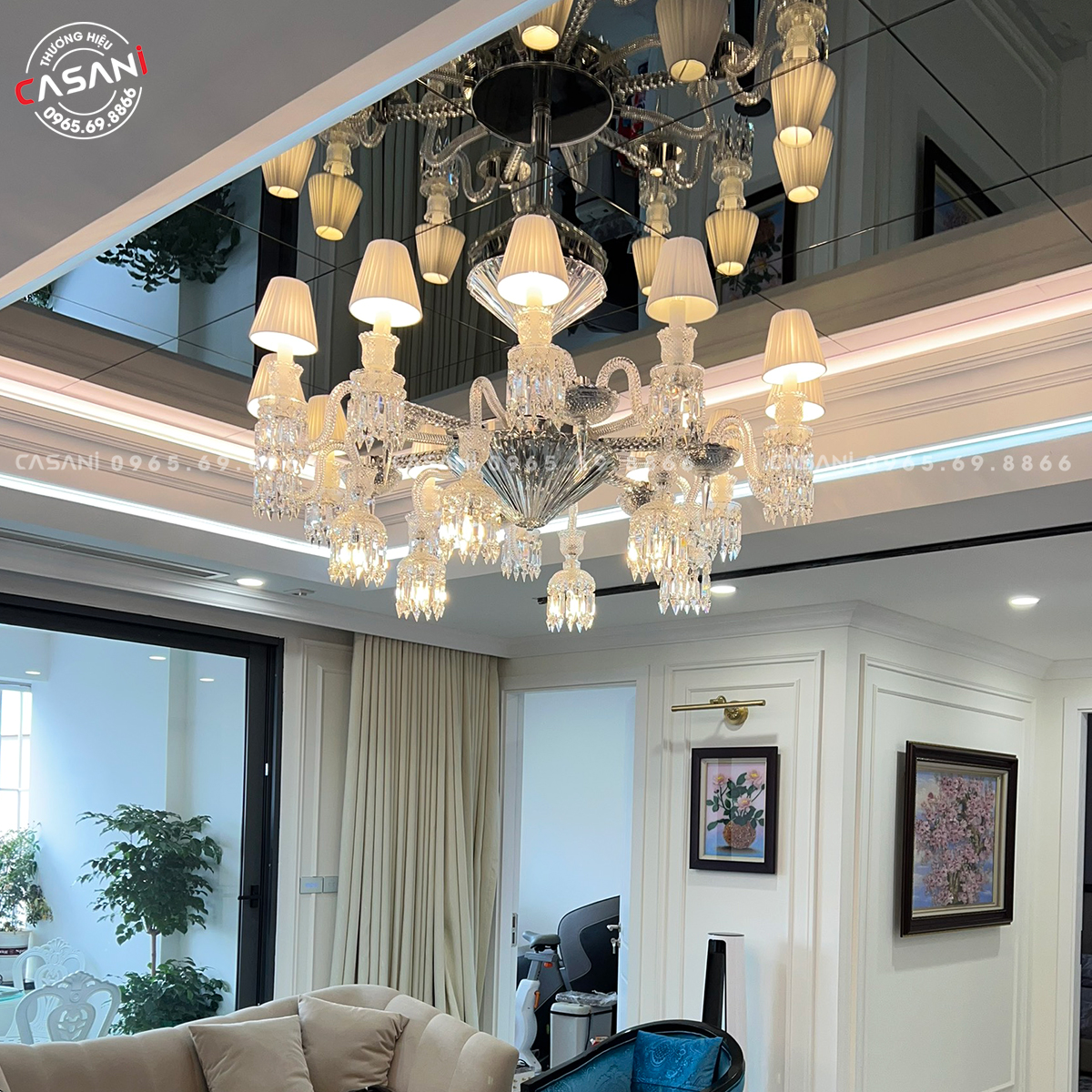 Đèn Chùm Pha Lê Cao Cấp CCP 10022-18