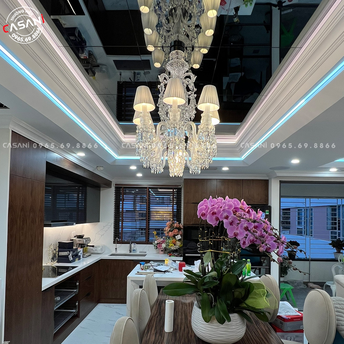 Đèn Chùm Pha Lê Cao Cấp CCP 10023-12
