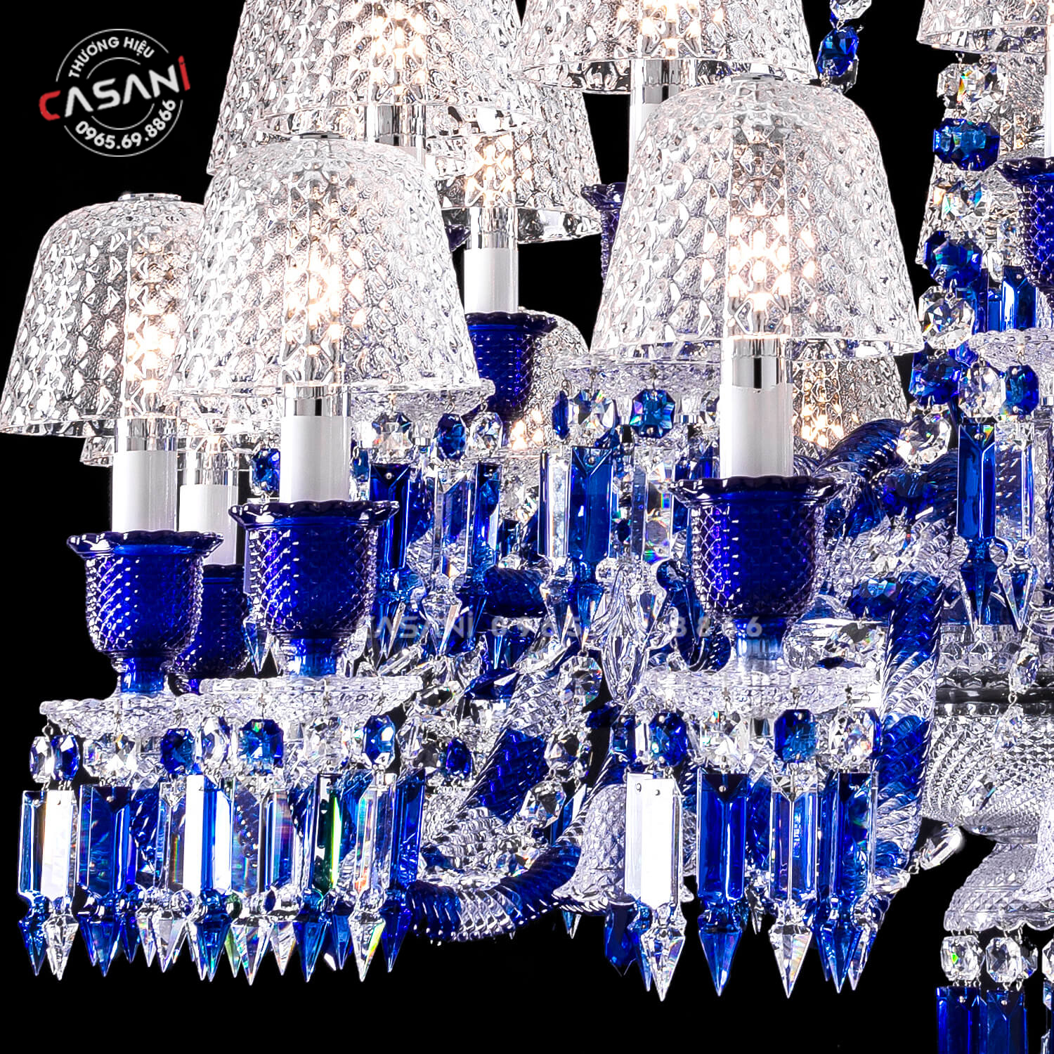 Đèn Chùm Pha Lê Cao Cấp CCP 10023-18