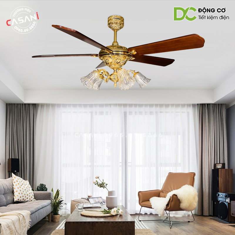 Quạt trần cao cấp DQK-8736