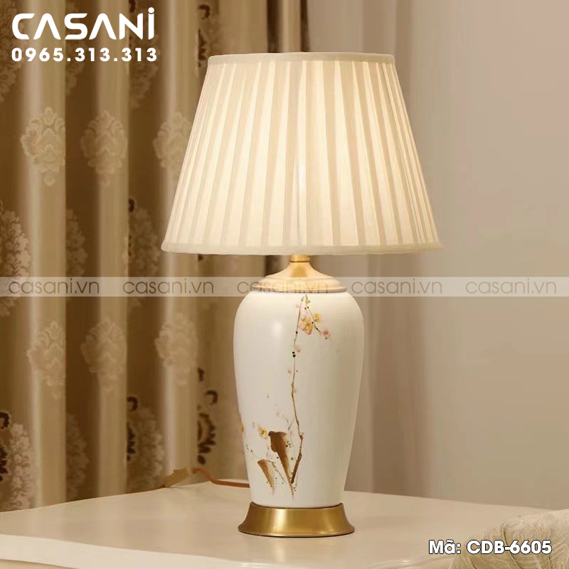 Đèn bàn phòng ngủ đẹp và lý do nên chọn đèn bàn phòng ngủ Casani