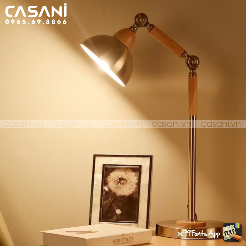 Đèn bàn làm việc Casani, đặc điểm, ứng dụng của đèn