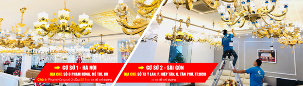 Đèn chùm Baccarat-Sự lựa chọn xa hoa cho nội thất