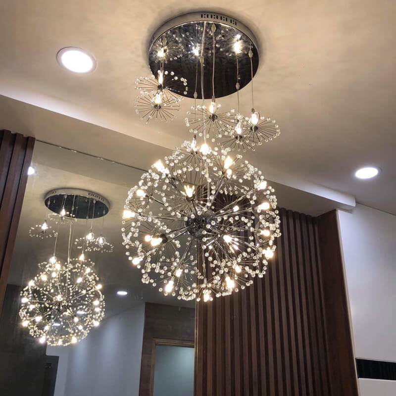 Đèn Chùm Pha Lê Cao Cấp Phòng Khách - GP0155PL - Thế giới đèn trang trí nội  thất phòng khách đẹp giá rẻ tại Hà Nội