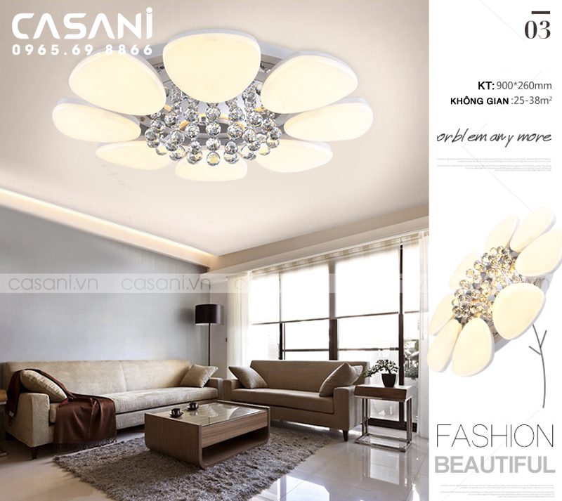 Đèn mâm hiện đại CMH-6815-8