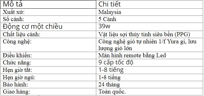 QUẠT TRẦN PANASONIC F-60TAN