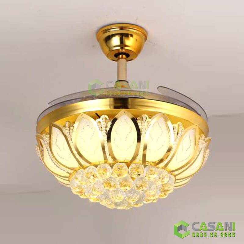 đèn chùm quạt trần đẹp