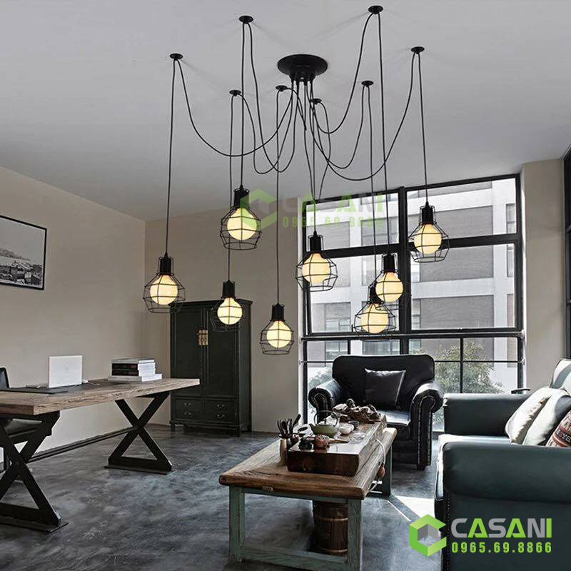 Tìm hiểu điểm hấp dẫn của mẫu đèn thả văn phòng Casani