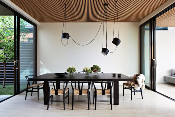 Sang trọng Residence Hai cấp độ tại Melbourne cơ sở trang trí nội thất hiện đại màu trắng đen