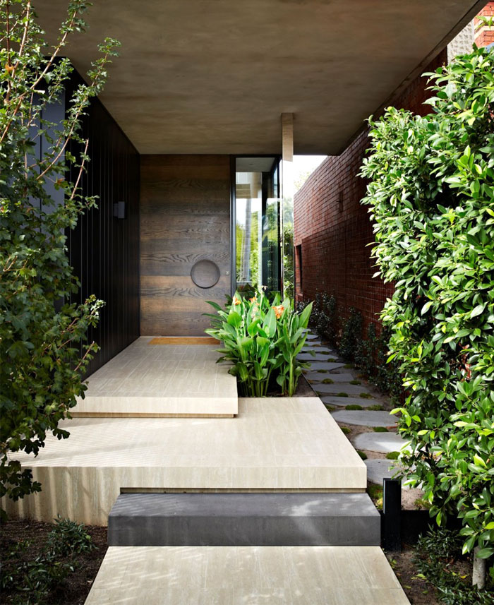 Sang trọng Residence Hai cấp độ tại Melbourne phòng tắm gỗ sồi tường sang trọng ấm áp