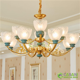 Đèn Chùm Mạ Đồng CCMD-7181-8