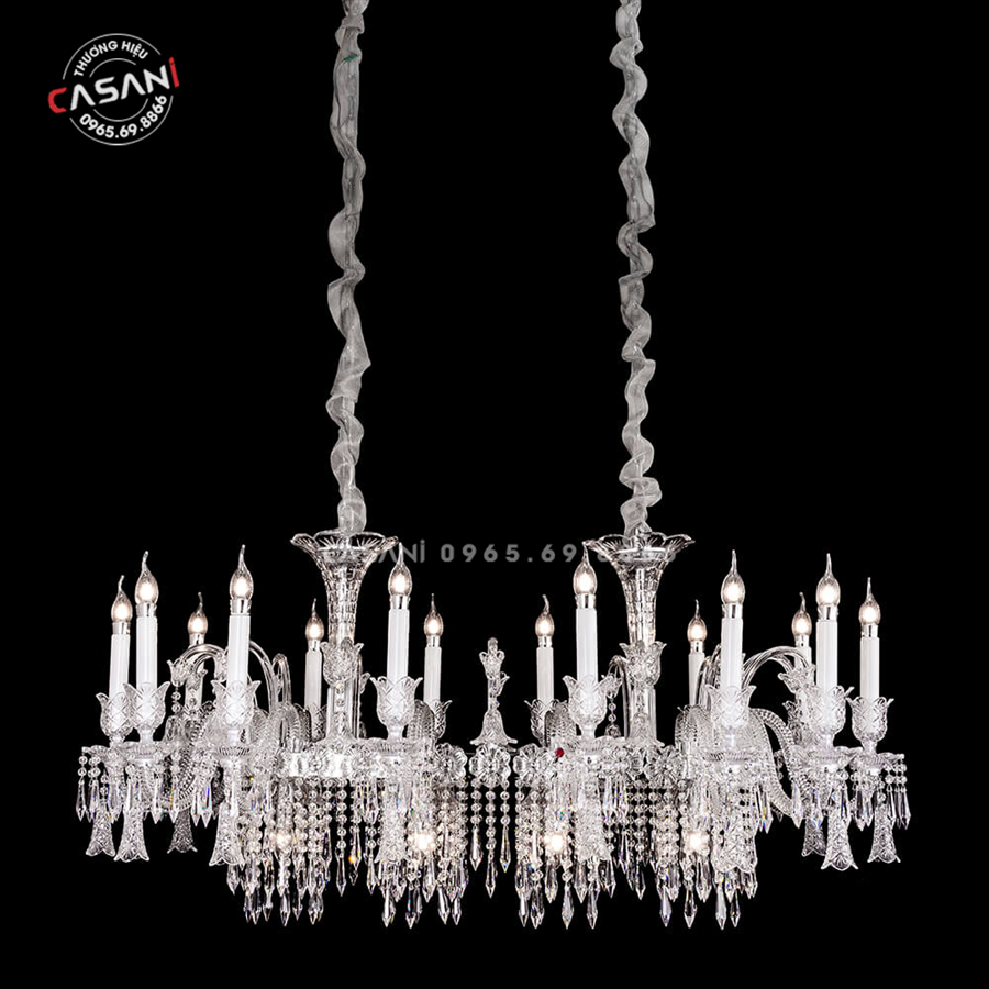  Đèn Chùm Pha Lê Cao Cấp CCP 10013-14