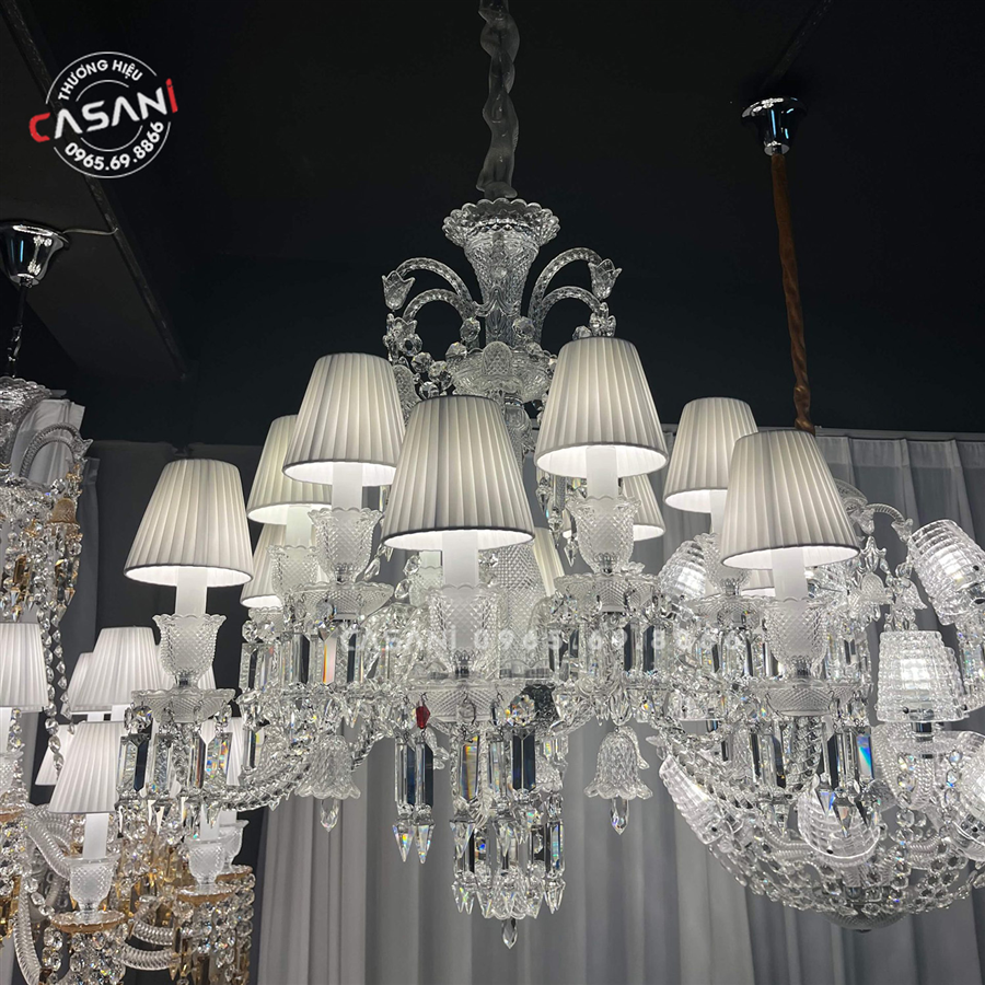  Đèn Chùm Pha Lê Cao Cấp CCP 10019-12