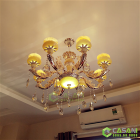 Đèn Chùm Pha Lê CCP-9011-8 Tay
