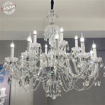 Đèn Chùm Pha Lê Phòng Khách CCP-9108-15