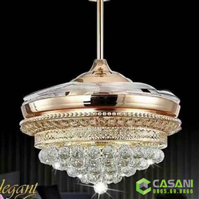 Đèn chùm quạt trần CQ8217