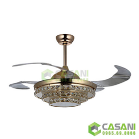 Đèn chùm quạt trần CQ8235