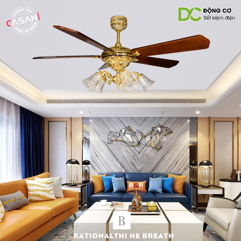  Quạt trần cao cấp CQ-8736