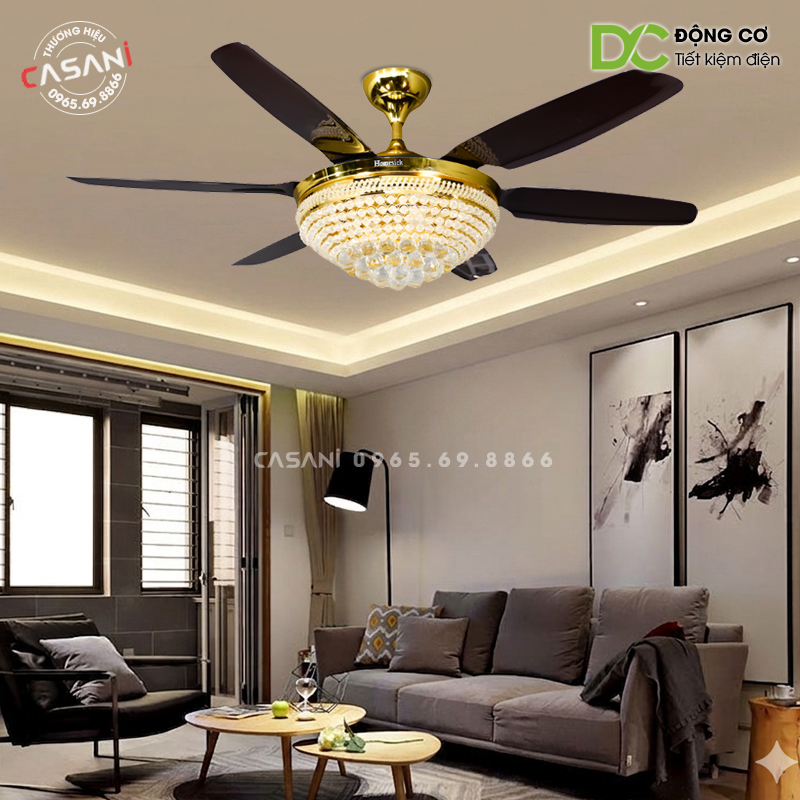 Quạt trần đèn CQ-8727