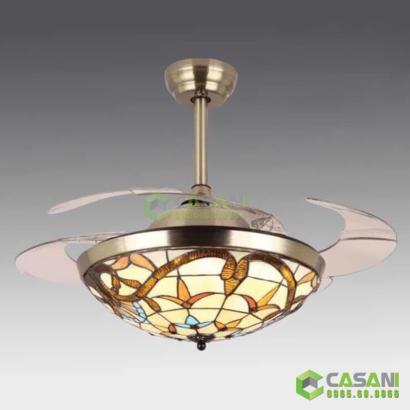 Quạt trần đèn CQ8113 tính nghệ thuật cao